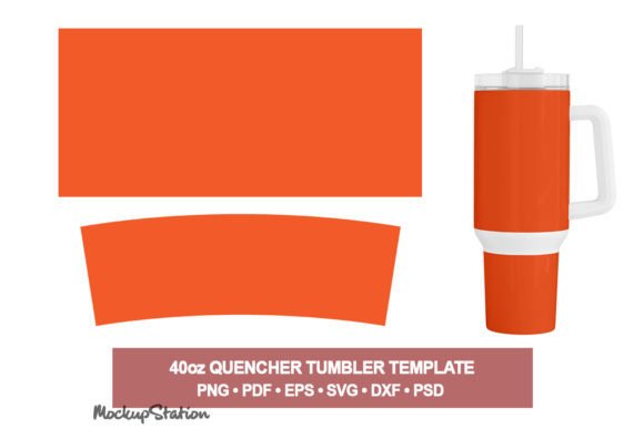 40oz Stanley Cup Quencher Tumbler SVG: Graphics & Crafts