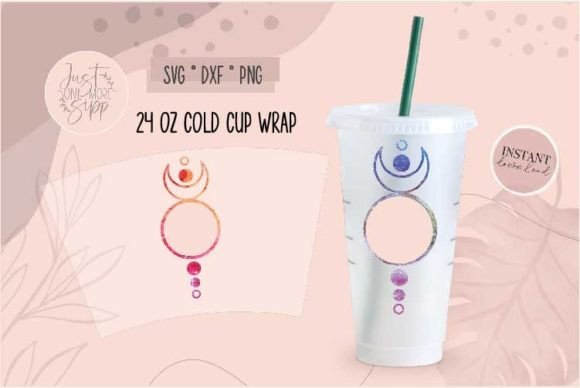 Celestial for a Starbucks Cup SVG: Graphics & Crafts