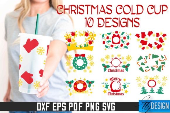 Christmas Cold Cup SVG V.1: Graphics & Crafts Review