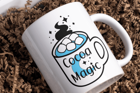 Cocoa Magic Moon and Marshmallow Cup SVG: A Designer's Take