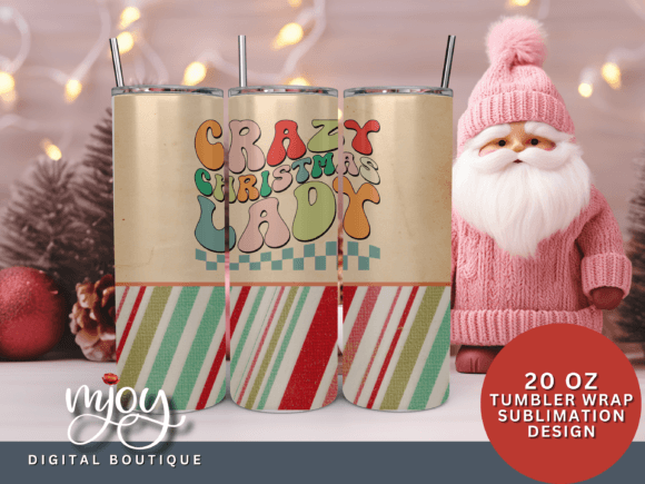 Crazy Christmas Lady Tumbler SVG: Crafts & Graphics Review