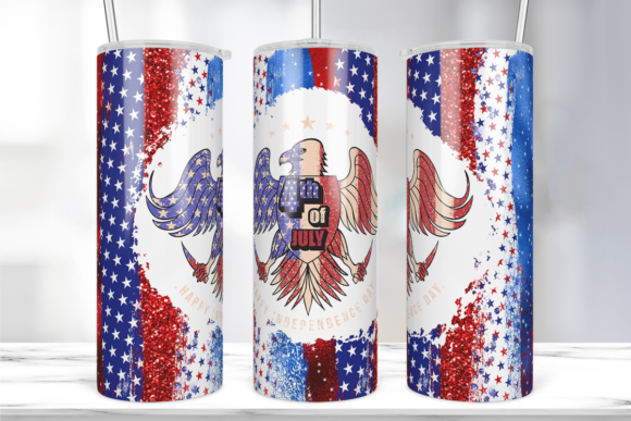 Eagle USA Flag Tumbler Wrap: Graphics & Print Template Review