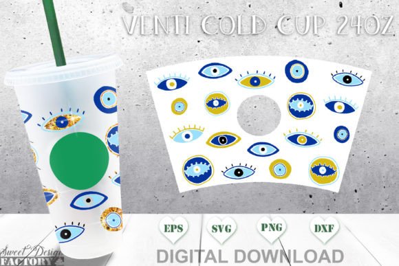 Evil Eyes Wrap Cup SVG: Graphics & Crafts Review