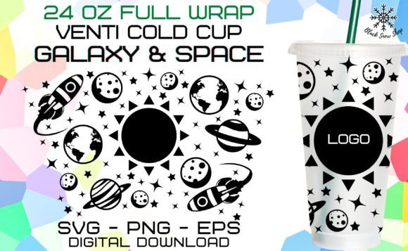 Galaxy Space Wrap Venti Cold Cup: Embroidery Design Review