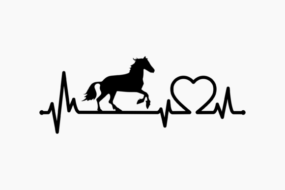 Horse Heartbeat Graphics Review for Crafts & Branding