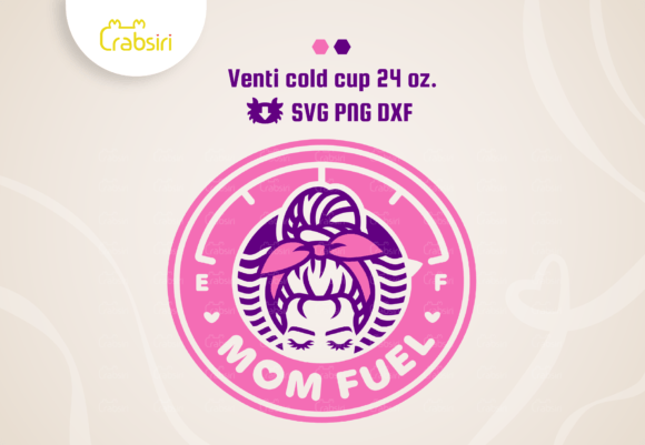 Messy Bun Mom Fuel SVG Review: Crafts & Graphics