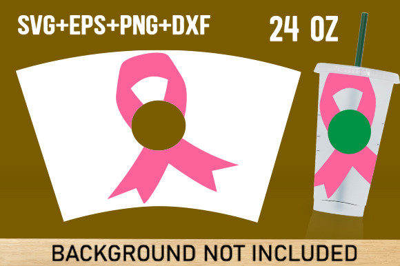 Pink Ribbon 24oz Cup Design: Graphics & Crafts Review