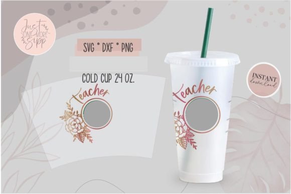Teacher Floral Cold Cup SVG: A Crafts & Graphics Review