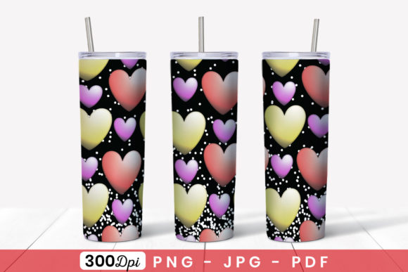 Valentine's Day Skinny Tumbler Wrap PNG: Graphics & Crafts Review