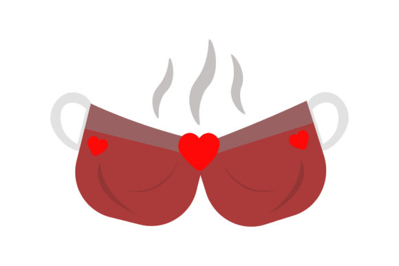 Valentine’s Coffe Cup Icons: Crafting Graphics & Icons