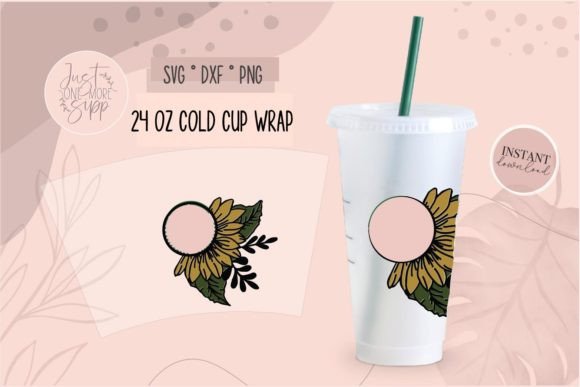Wildflower Cold Cup Svg: A Versatile Crafts & Graphics Asset
